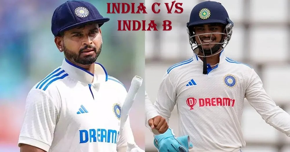 india c vs india b cricket team match scorecard