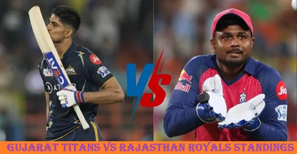Gujarat Titans vs Rajasthan Royals Standings