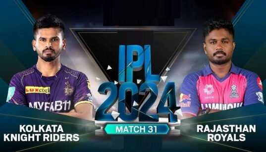 rajasthan royals vs kolkata knight riders match scorecard