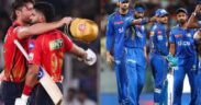 punjab kings vs mumbai indians timeline