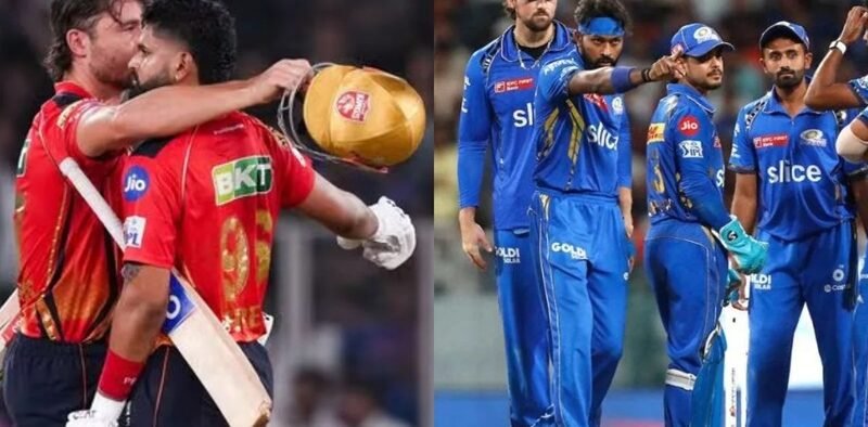 punjab kings vs mumbai indians timeline