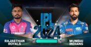 Mumbai Indians vs Rajasthan Royals Timeline