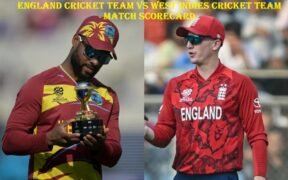 England Cricket Team vs West Indies Cricket Team Match Scorecard