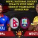 Nepal National Cricket Team vs West Indies Cricket Team Match Scorecard