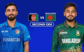 Bangladesh vs Afghanistan 2nd ODI
